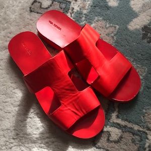 Via Spiga T Strap Sandals